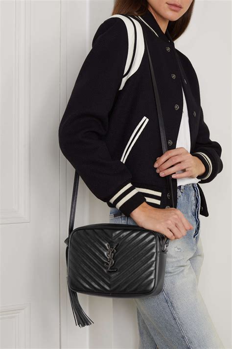 Lou camera bag in quilted leather 